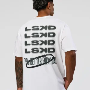 Everyday Elevation FLXCotton Oversized Tee - White-Carbon Green