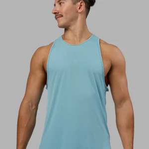Pace Running Tank - Retro Blue