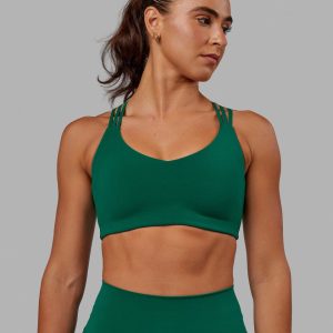 Push The Limit Bra - Malachite